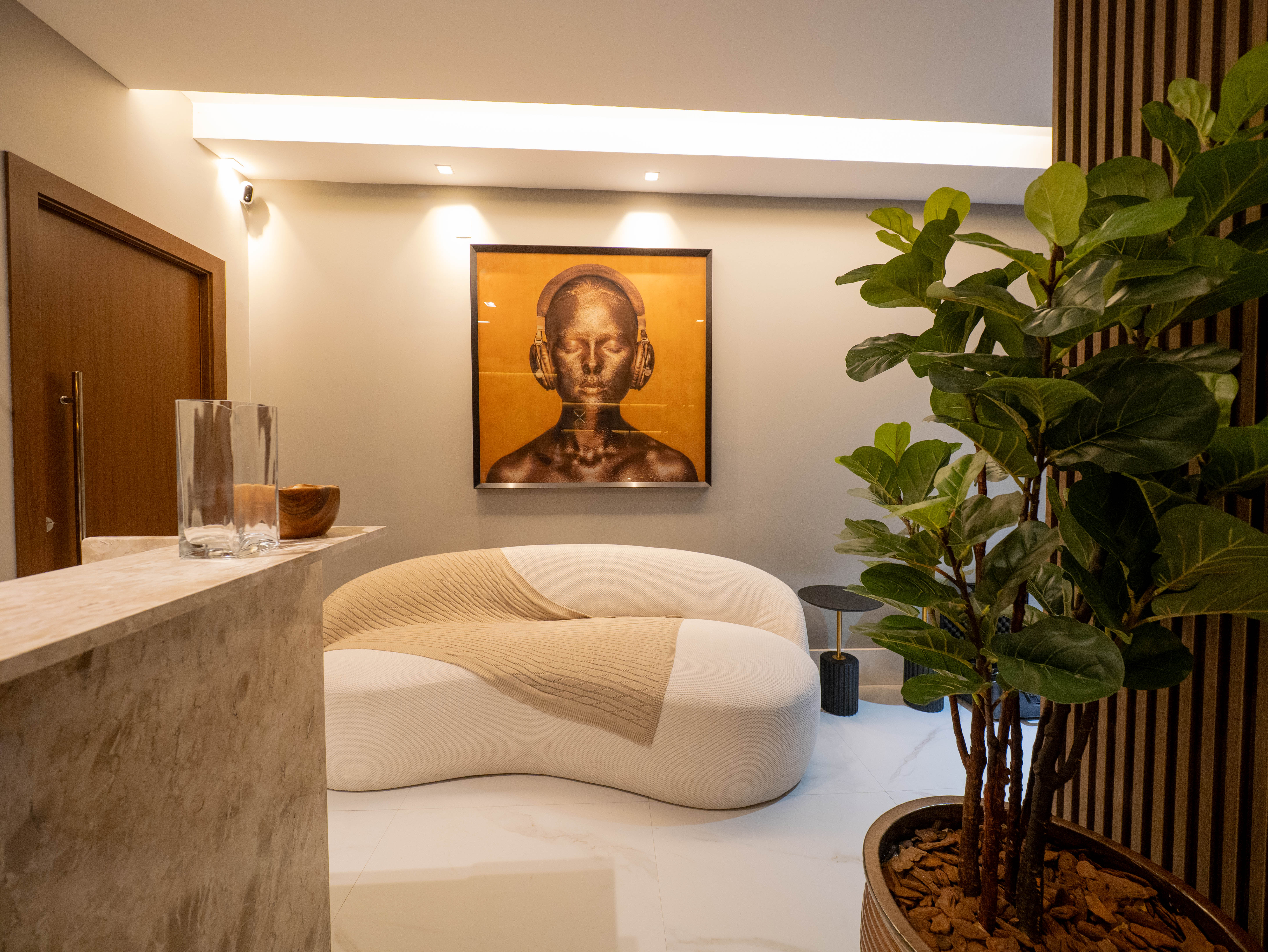 Sala de espera do consultório