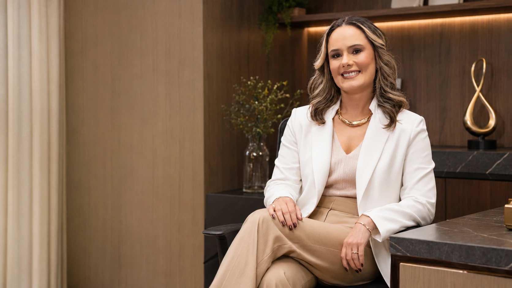 Dra. Tais Mandelstam em seu consultório
